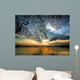 Sunset under Large Tree Wall Decal