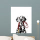 Dalmatian Is Holding Leash Wall Decal