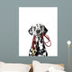 Dalmatian Is Holding Leash Wall Decal