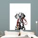 Dalmatian Is Holding Leash Wall Decal