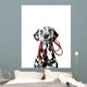 Dalmatian Is Holding Leash Wall Decal