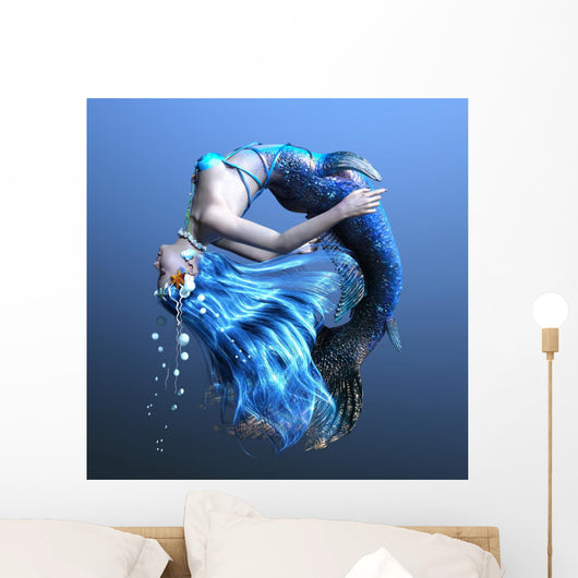 Underwater Mermaid Wall Decal