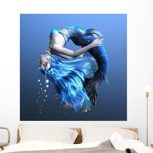 Underwater Mermaid Wall Decal