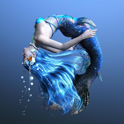 Underwater Mermaid Wall Decal