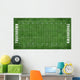 American Football Field Wall Decal