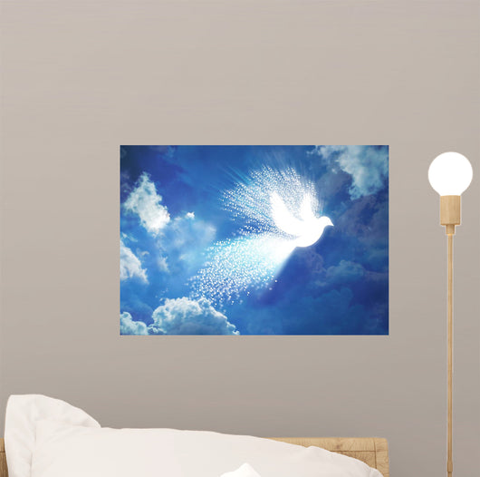 Dissolving Peace Dove Wall Decal
