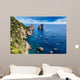 Italian Capri Island Sailboats Wall Decal