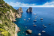 Italian Capri Island Sailboats Wall Decal