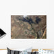 Aerial Village and Fields Wall Decal