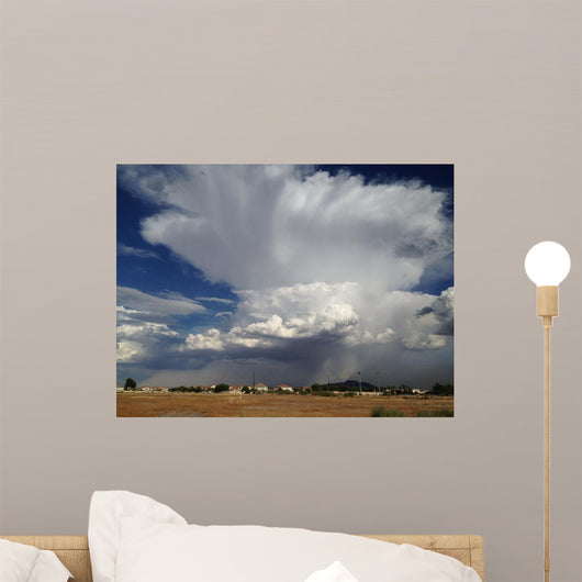 Tall Thunderstorm Builds over Wall Decal