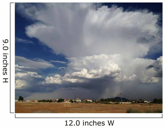 Tall Thunderstorm Builds over Wall Decal