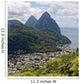 Pitons St Lucia Wall Decal