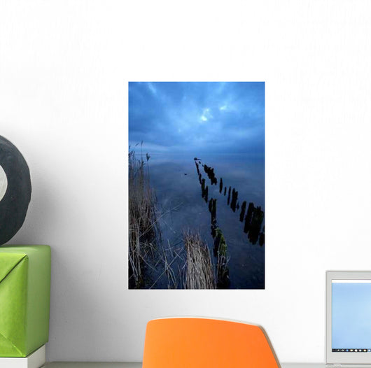 Lake Late Night Wall Decal Design 2