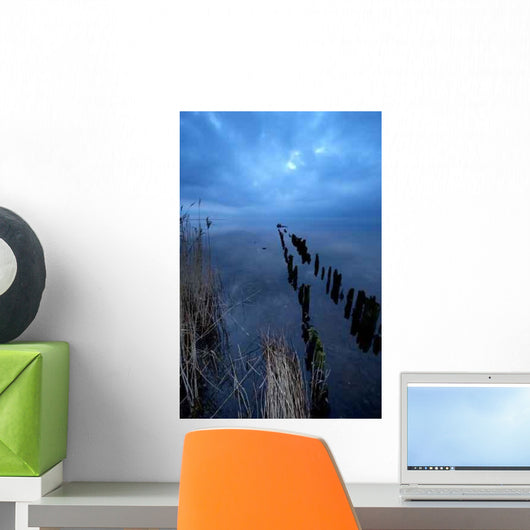 Lake Late Night Wall Decal Design 2