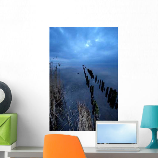 Lake Late Night Wall Decal Design 2