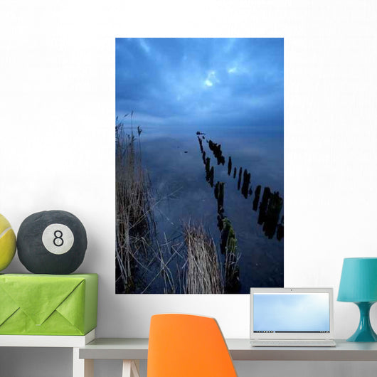 Lake Late Night Wall Decal Design 2