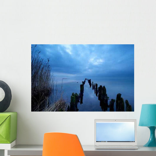 Lake Late Night Wall Decal Design 1