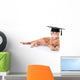 Smart Graduate Pet Cat Wall Decal
