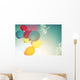 Pastel Multicolor Party Balloons Wall Decal