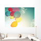 Pastel Multicolor Party Balloons Wall Decal