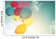 Pastel Multicolor Party Balloons Wall Decal