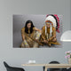 Portrait Two Native Americans Wall Decal