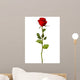 Red Rose White Eps Wall Decal