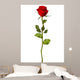 Red Rose White Eps Wall Decal