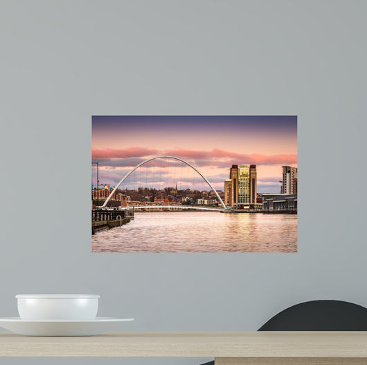 Millennium Bridge Sunset Wall Decal Design 2