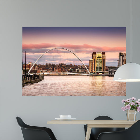 Millennium Bridge Sunset Wall Decal Design 2