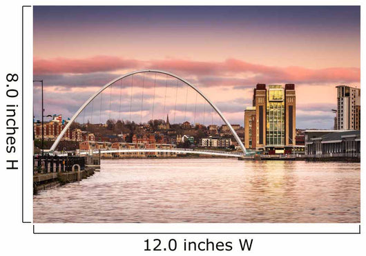 Millennium Bridge Sunset Wall Mural