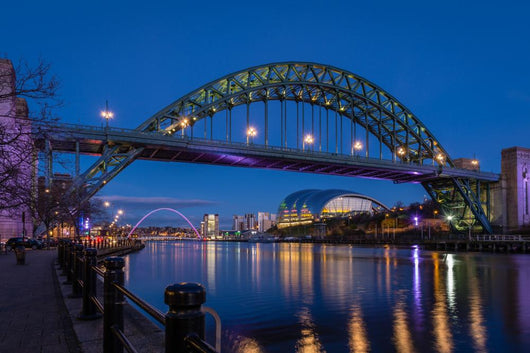 Tyne Bridge and Quayside Wall Decal