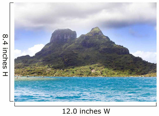 Mount Otemanu Bora Bora Wall Decal