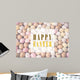 Speckled Eggs Happy Easter Wall Decal