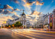 Madrid Spain Cityscape Calle Wall Decal