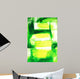 Vibrant Green and Yellow Wall Decal
