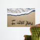 I Love You Beach Wall Decal