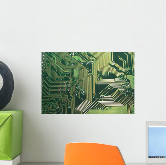 Integrated Circuit Board Wall Decal