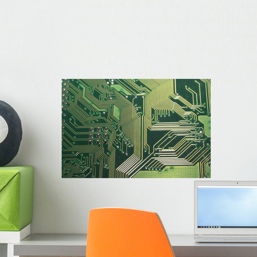 Integrated Circuit Board Wall Decal
