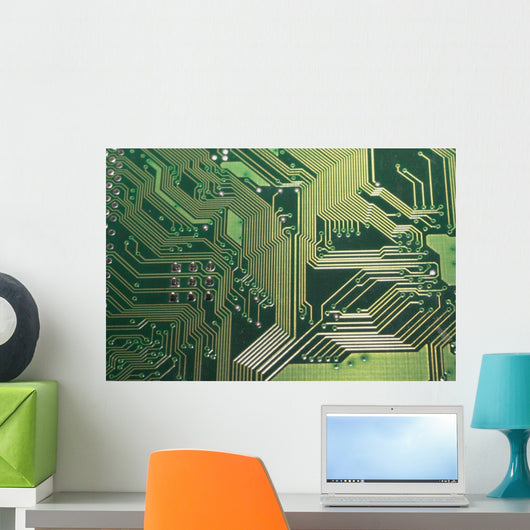 Integrated Circuit Board Wall Decal