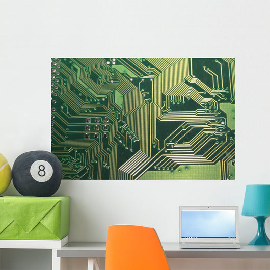 Integrated Circuit Board Wall Decal