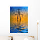 Silhouette Electricity Pylon with Wall Decal