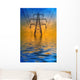 Silhouette Electricity Pylon with Wall Decal