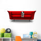 Cute Dalmatian Puppy Red Wall Decal