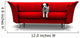 Cute Dalmatian Puppy Red Wall Decal