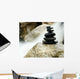 Pile Stones Waterfall Wall Decal