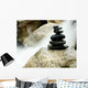 Pile Stones Waterfall Wall Decal