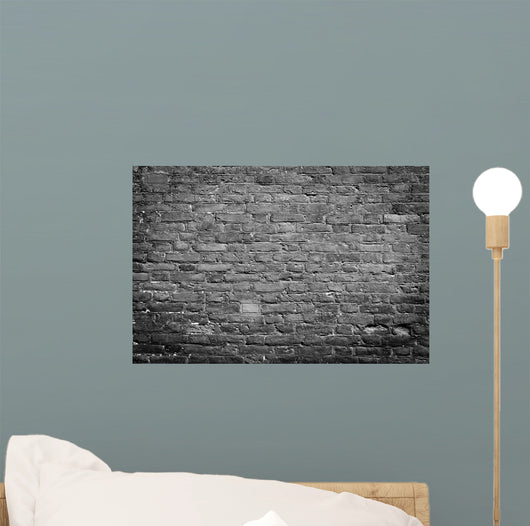 Old Wall Black White Wall Decal