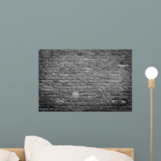 Old Wall Black White Wall Decal
