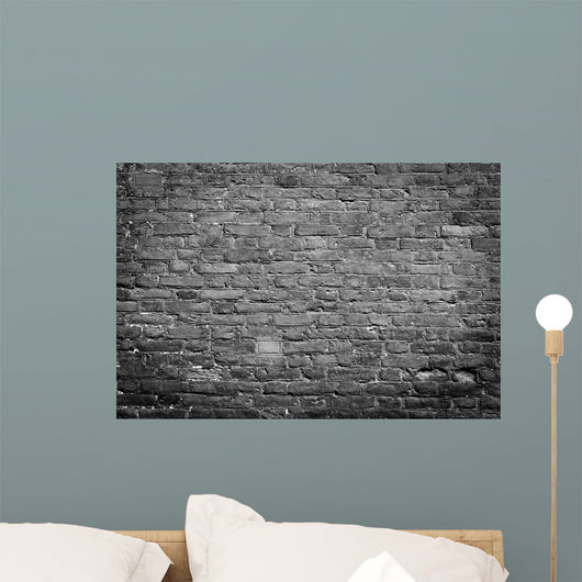 Old Wall Black White Wall Decal